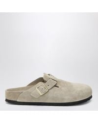 Birkenstock - Boston Exquisite Suede Clogs - Lyst