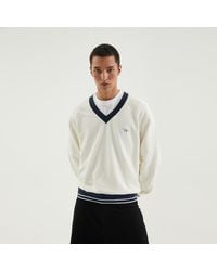 1989 STUDIO - Jp V-Ausschnitt Sweatshirt Off - Lyst