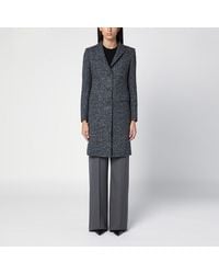 Tagliatore - /white Wool Blend Single-breasted Coat - Lyst