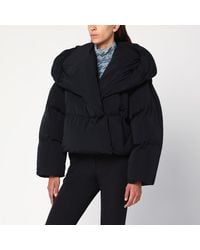 DIESEL - Giacca imbottita w-iley-t1 a portafoglio nera - Lyst