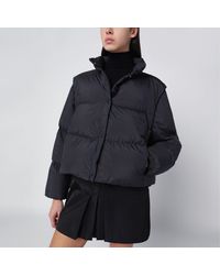 Herno - Giacca laminar marrone - Lyst