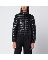 Moncler x Edward Enninful - Schwarze Daunenjacke Aus Glänzendem Nylon - Lyst