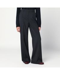 Gucci - Wide-Leg Wool Trousers - Lyst