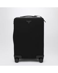 Prada - Re-Nylon And Saffiano-Style Cabin Trolley - Lyst