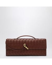 Bottega Veneta - Clutch andiamo con manico sapele - Lyst