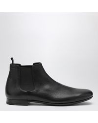 Prada - Leather Chelsea Boots - Lyst