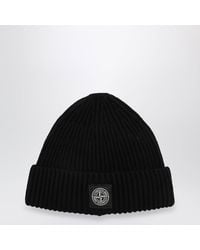 Stone Island - Berretto Con Patch Compass - Lyst
