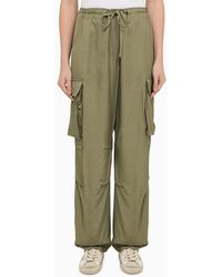 Golden Goose - Military Viscose Cargo Trousers - Lyst