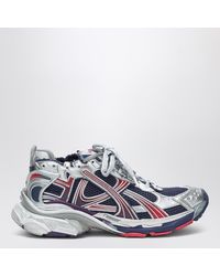 Balenciaga - Sneaker Runner Silver/blue/red - Lyst