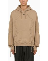 Bluemarble - Beigefarbener Hoodie Aus Baumwolle - Lyst