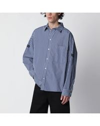 Balenciaga - Oversize And Striped Shirt - Lyst