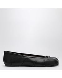 Maison Margiela - Ballerina tabi new nera in pelle - Lyst