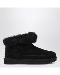 UGG - Black Leather Ankle Boots - Lyst
