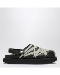 Rick Owens - Megalace Mules With Leather Criss-Cross Laces - Lyst