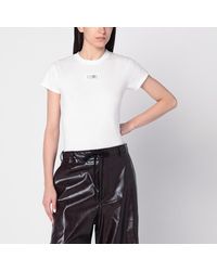 MM6 by Maison Martin Margiela - T-Shirt With Numeric Signature - Lyst