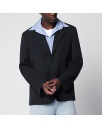 Balenciaga - Dark Hybrid Overshirt - Lyst