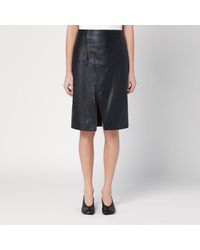 Loulou de Saison - Gonna akare nera in pelle - Lyst