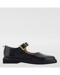 Thom Browne - Ballerine mary jane in pelle nera lucida - Lyst