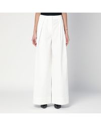 THE GARMENT - Cotton Palazzo Trousers - Lyst