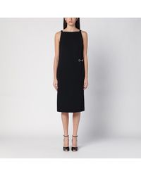 Gucci - Kleid Aus Schwerem Viskose-Sablé Mit Horsebit, Grösse - Lyst
