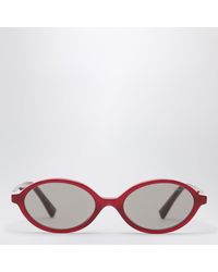 Miu Miu - Miu Regard Oval Sunglasses - Lyst
