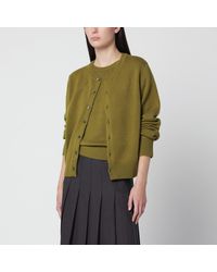 DUNST - Wool-Blend Crewneck Cardigan - Lyst