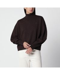 Isabel Marant - Pull Nasha Chocolat En Mélange De Laine - Lyst