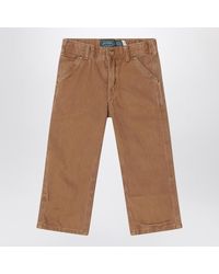 Polo Ralph Lauren - Vintage-Effect Cotton Trousers - Lyst
