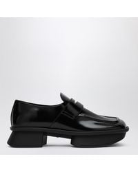 Prada - Sole Flat Shoes With Glossy Finish And Moder - Lyst