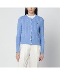 Polo Ralph Lauren - Light Cable-Knit Cotton Cardigan - Lyst