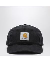 Carhartt - Canvas cap black/stone washed - Lyst