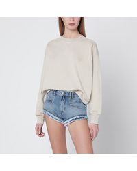 Isabel Marant - Crewneck Cotton Sweatshirt - Lyst