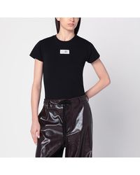 MM6 by Maison Martin Margiela - T-Shirt With Numeric Signature - Lyst