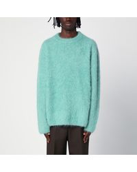 Séfr - Haru Turquoise Alpaca-blend Jumper - Lyst