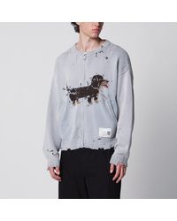 Maison Mihara Yasuhiro - Jacquard Cardigan With Dachshund - Lyst