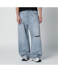 Balenciaga - Baggy Jeans With Rips - Lyst