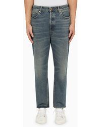 Golden Goose - Deluxe Brand Blue Slim Cropped Jeans - Lyst