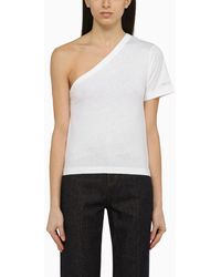 Calvin Klein - One-Shoulder T-Shirt In - Lyst