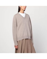 Rohe - Taupe Mélange Sweater - Lyst