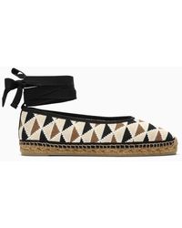 Castañer - Espadrillas carina bassa in crochet - Lyst