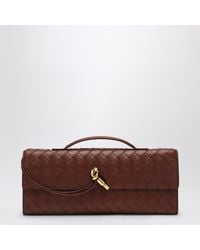 Bottega Veneta - Andiamo Clutch Sapele With Handle - Lyst