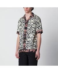 Dries Van Noten - Shirt With Graphic Squiggle Print - Lyst