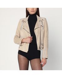 S.w.o.r.d 6.6.44 - Veste Biker En Cuir Suédé - Lyst
