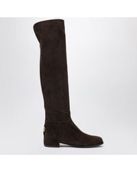 Dolce & Gabbana - Dolce & Gabbana High Suede Boot - Lyst