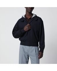 Prada - Wool Hooded Jacket - Lyst