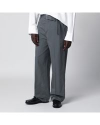Lardini - Cotton And Silk Trousers - Lyst