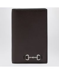 Gucci - Cocoa Long Cardholder With Horsebit - Lyst