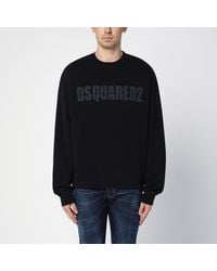 DSquared² - Cotton Crew-neck Sweatshirt With Logo - Lyst