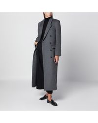 IVY & OAK - Mélange Double-Breasted Coat - Lyst