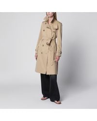Burberry - Long Kensington Heritage Cotton Trench Coat - Lyst